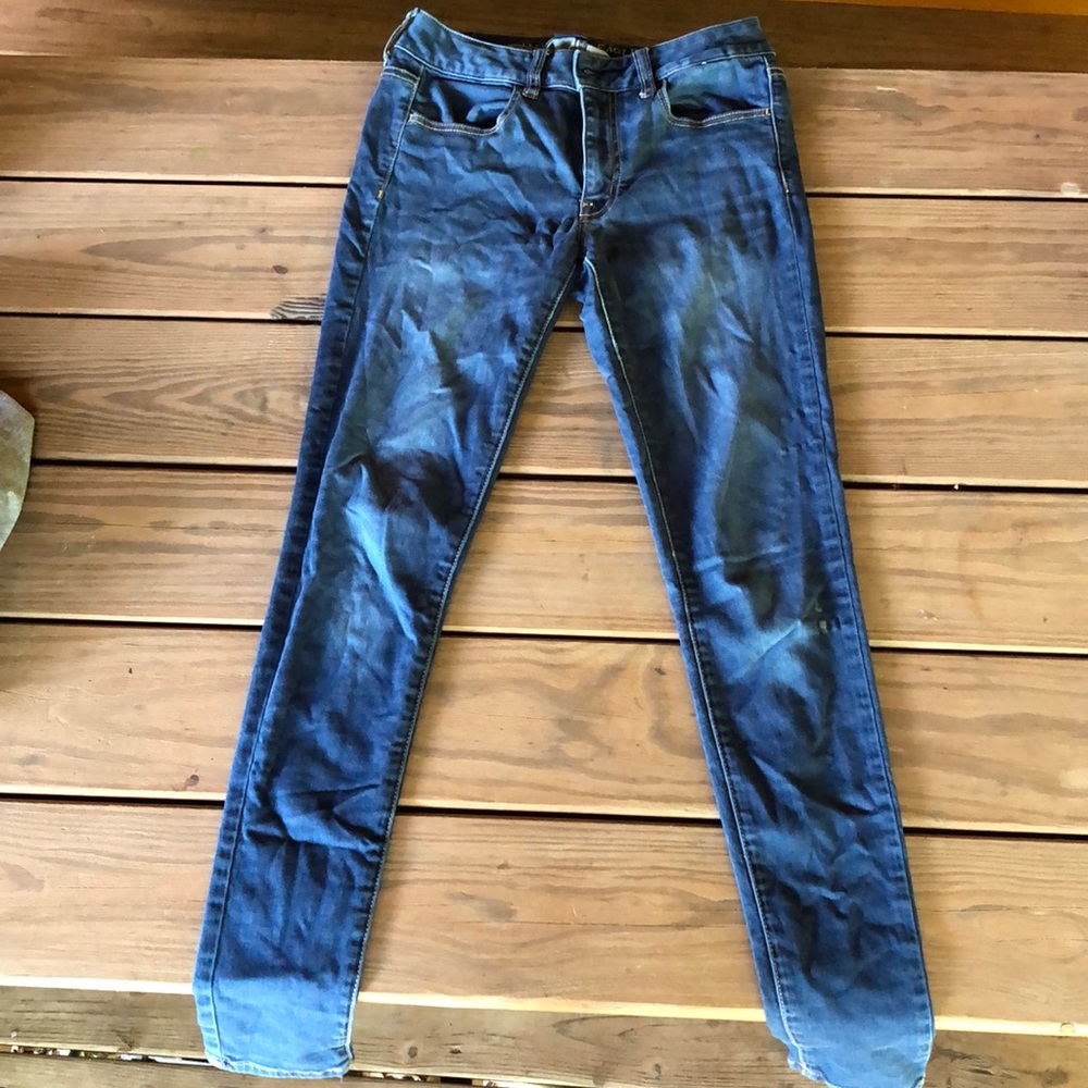 American Eagle Dark wash denim jeggings